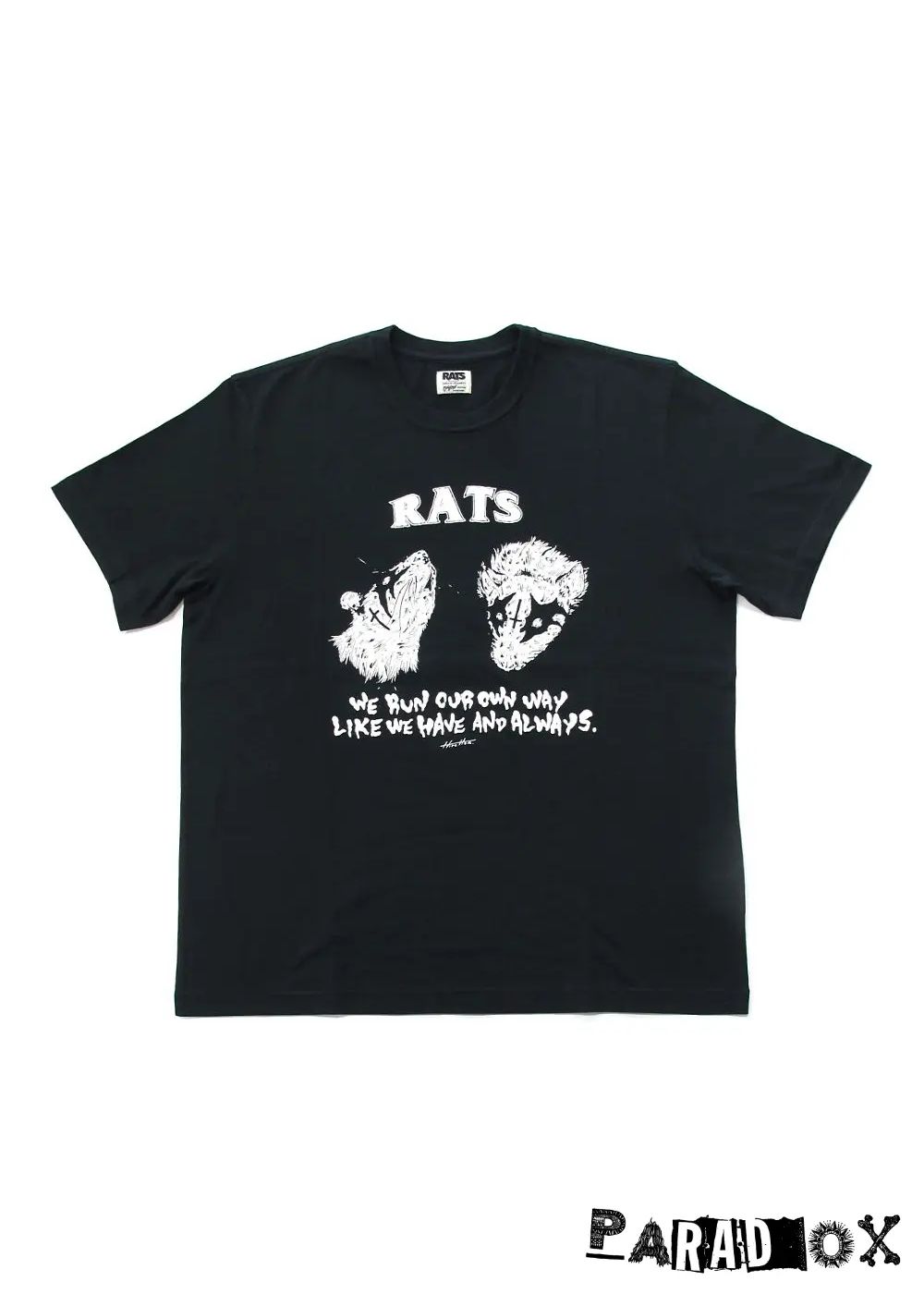 ×Hirotton TEE "OUR OWN WAY" (BLACK) / ×ヒロットン コラボT