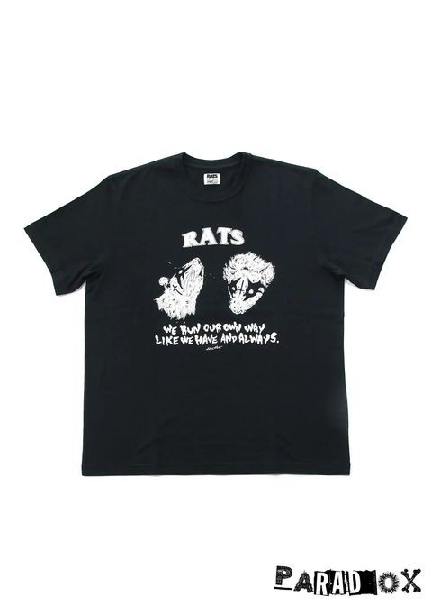 ×Hirotton TEE "OUR OWN WAY" (BLACK) / ×ヒロットン コラボT