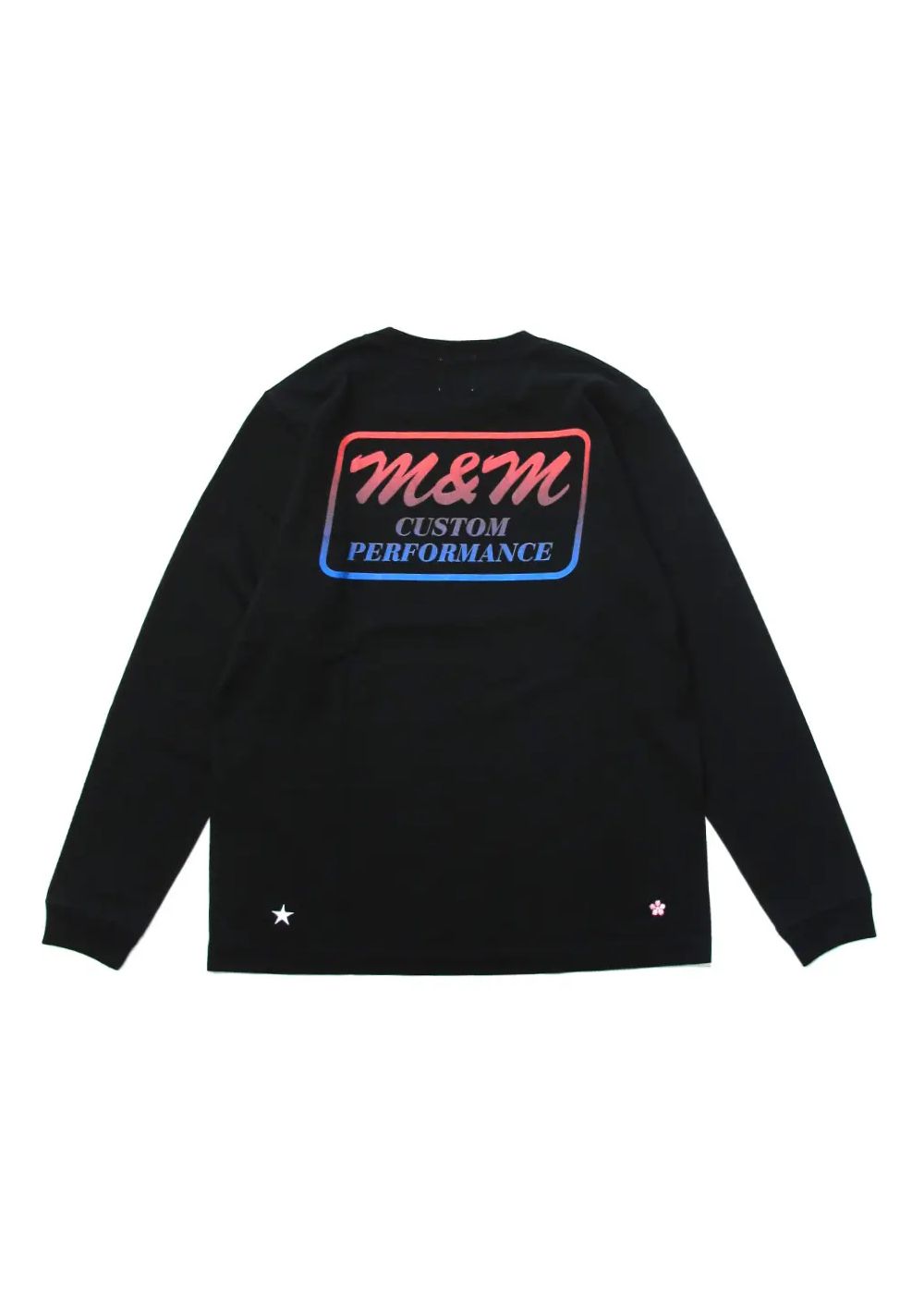 PRINT L/S TEE (BLACK) / ×TAMAGAWA DINER コラボロンT