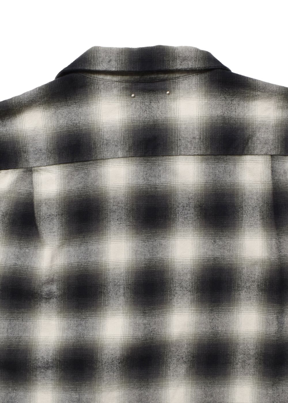 【ラスト1点】C.Flannel Ombre Open Collar SH Collar SH (BLT) / オンブレチェック オープンカラーシャツ