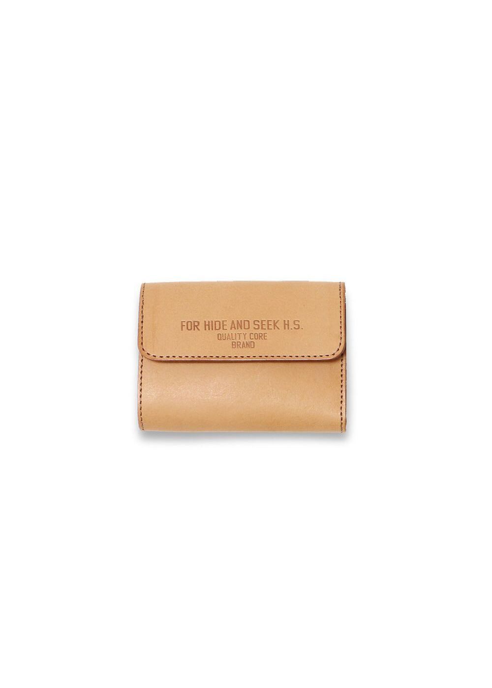 LEATHER WALLET (BROWN) / コンパクトウォレット - フリーサイズ