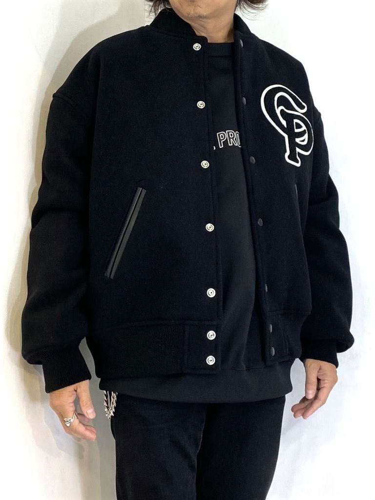COOTIE PRODUCTIONS - Wool Mossa Stadium Jacket (BLACK) / ウール  
