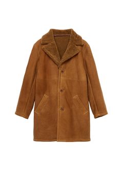 Vegan Mouton Ranch Coat (BROWN) / ビーガン ムートン ランチコート