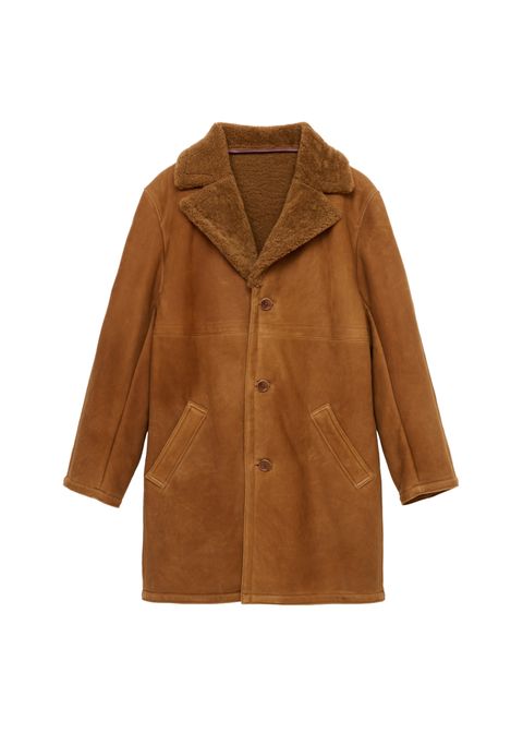 Vegan Mouton Ranch Coat (BROWN) / ビーガン ムートン ランチコート