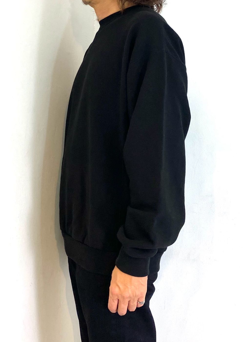 RA PRO-COTTON Crewneck Pullover (BLK) / ラッセル アスレチックス コラボスウェット