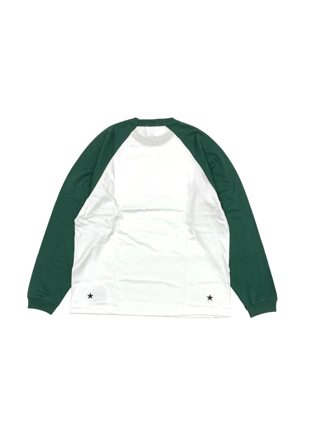 RAGLAN TEE (WHITE×IVY GREEN) / ラグラン ロングスリーブ Tシャツ