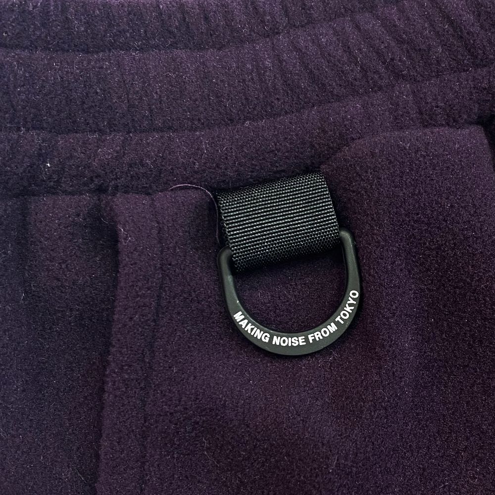 【ラスト1点】POLARTEC®︎ FLEECE PANTS (PURPLE) / オリジナル セットアップ フリースパンツ