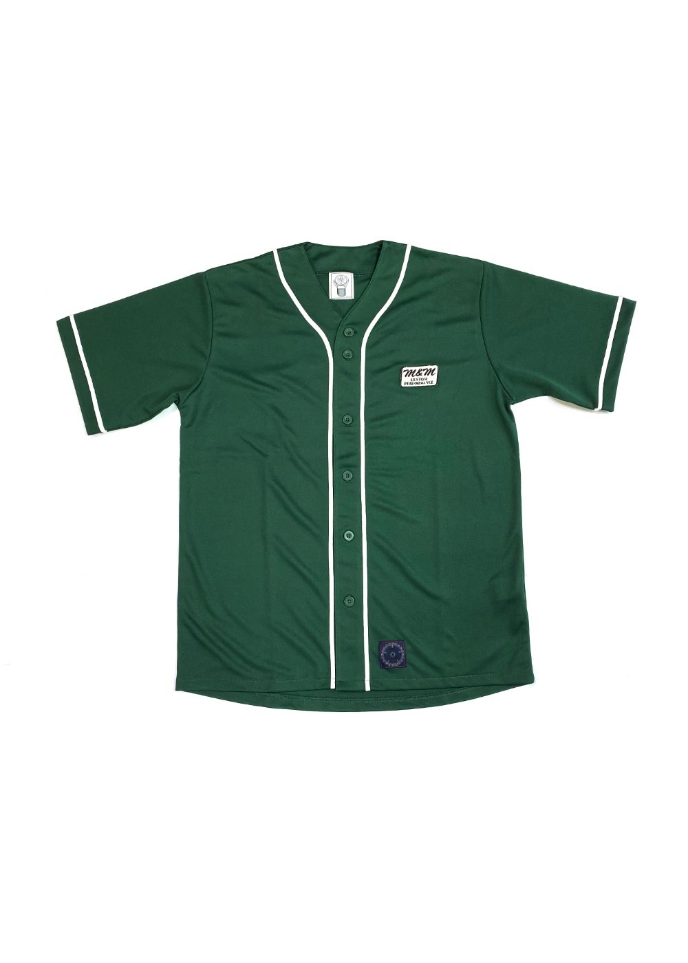 M&M CUSTOM PERFORMANCE - DRY ATHLETIC BASEBALL SHIRT (NAVY