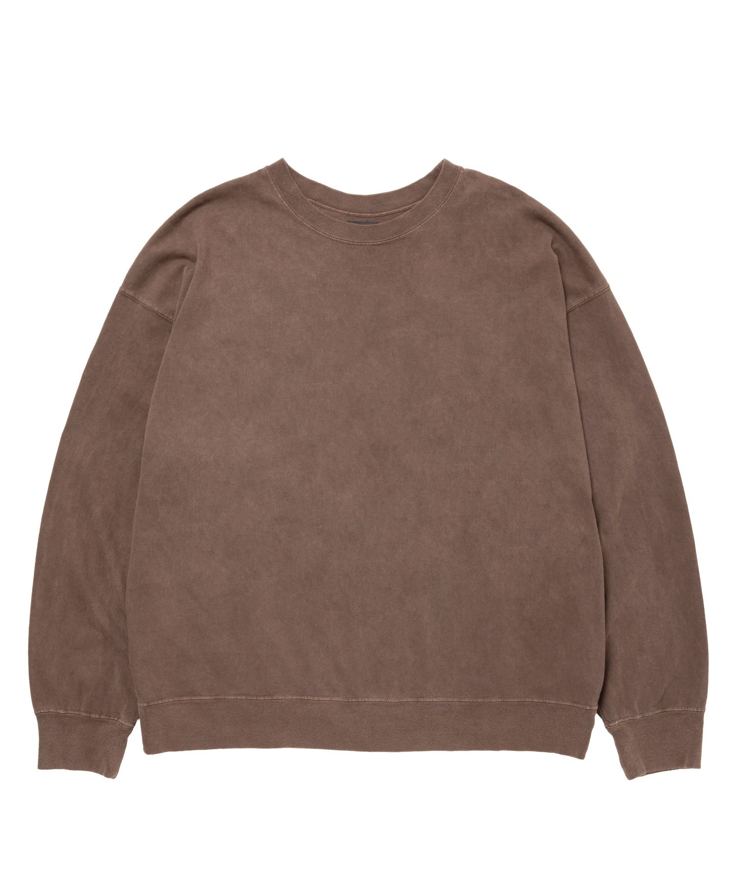 PIG RW SWEATER (BROWN) / オリジナル ピグメント スウェット