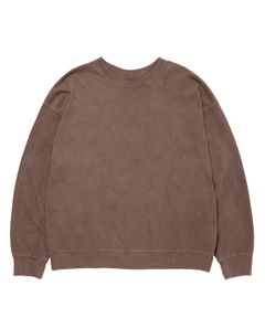 PIG RW SWEATER (BROWN) / オリジナル ピグメント スウェット
