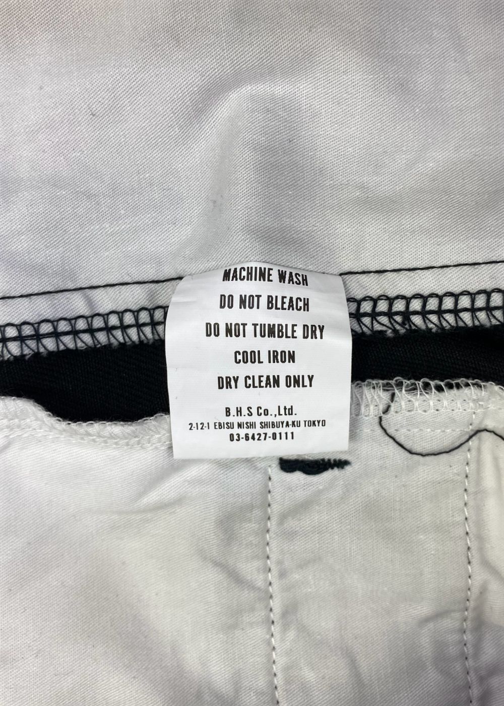 T/C WORK PANTS (BLACK) / TC チノ パンツ