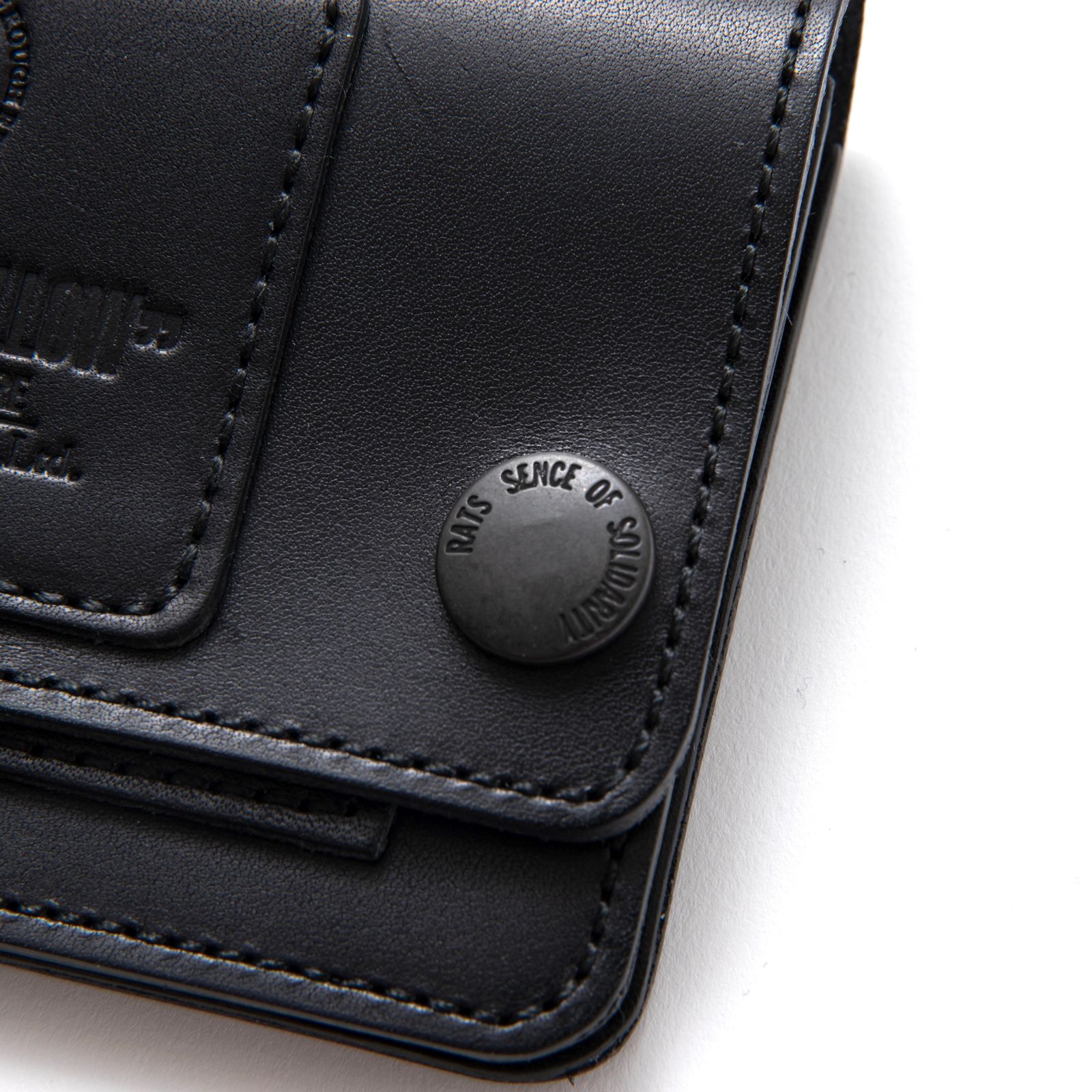 SHORT LEATHER WALLET (BLACK) / ショート レザー ウォレット