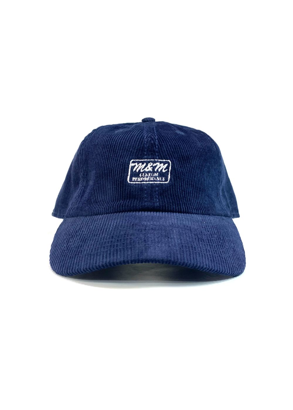 CORDUROY CAP (NAVY) / ロゴ刺繍 コーデュロイキャップ