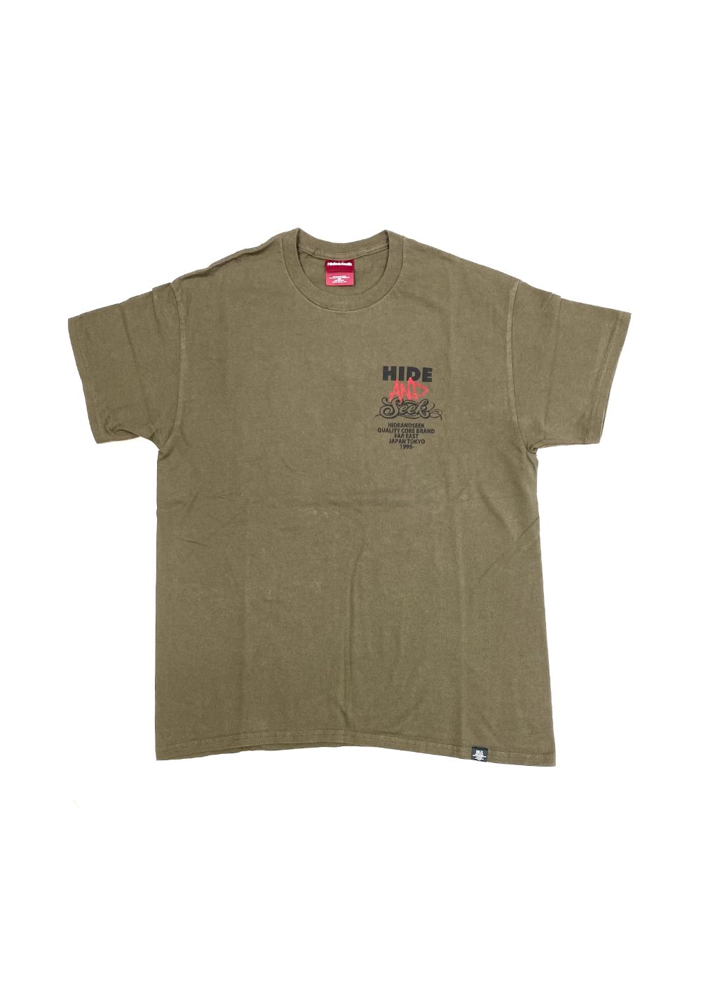 AND S/S Tee (OLIVE DRAB) / ロゴ プリントTee