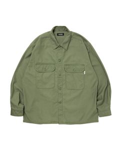 R9 M.I.L SHIRT (OLIVE) / ミリタリー シャツ