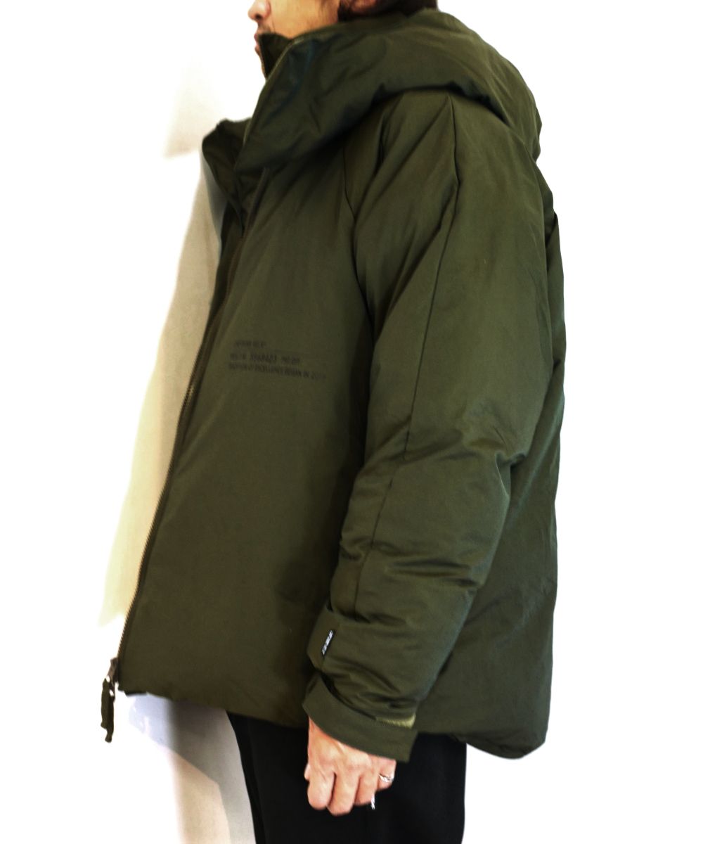 CAPTAINS HELM - DETACHABLE HOOD PADDED JKT (OLIVE DRAB) / ハイ