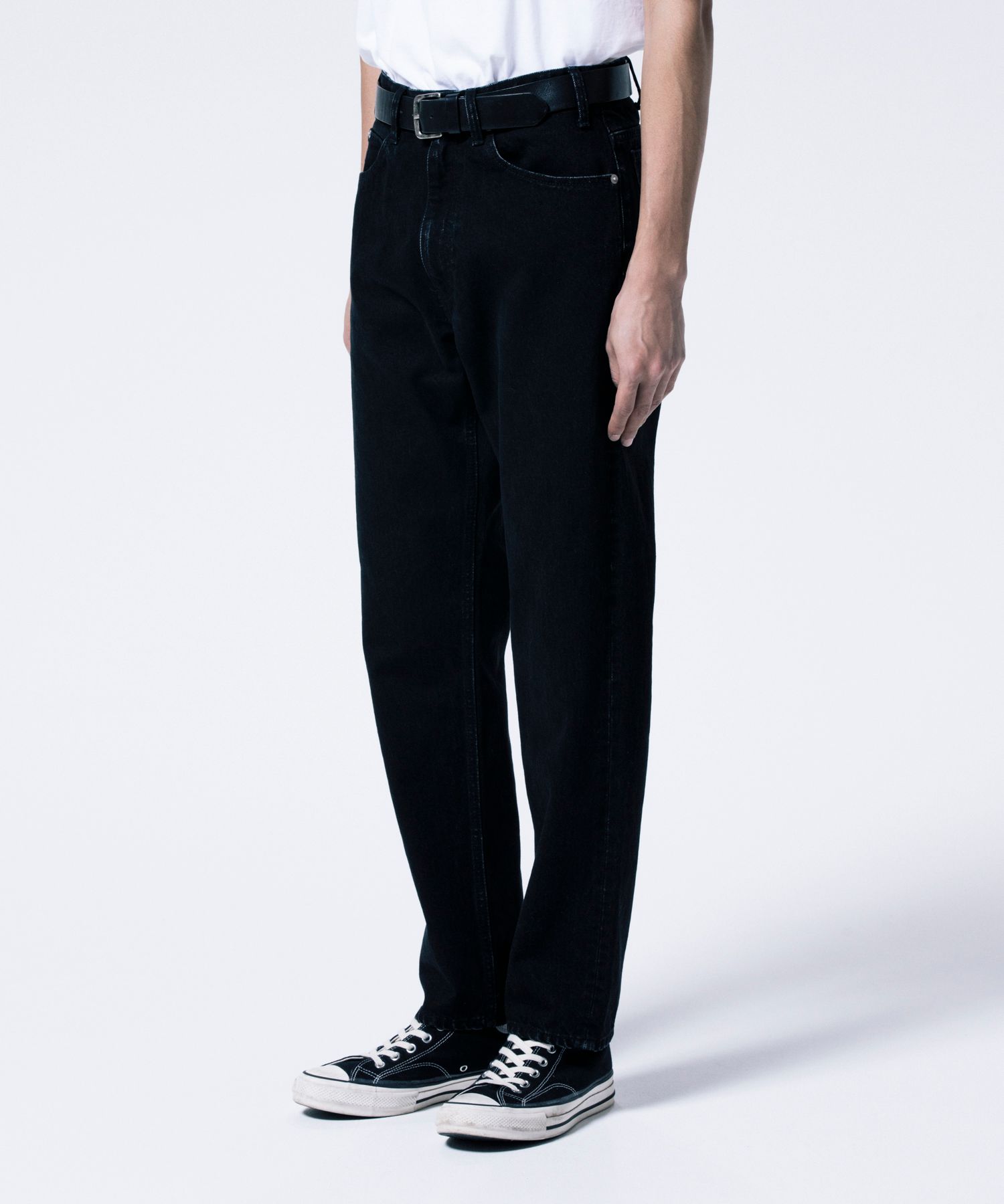 R9 05 DENIM PANTS (BLACK) / デニム パンツ