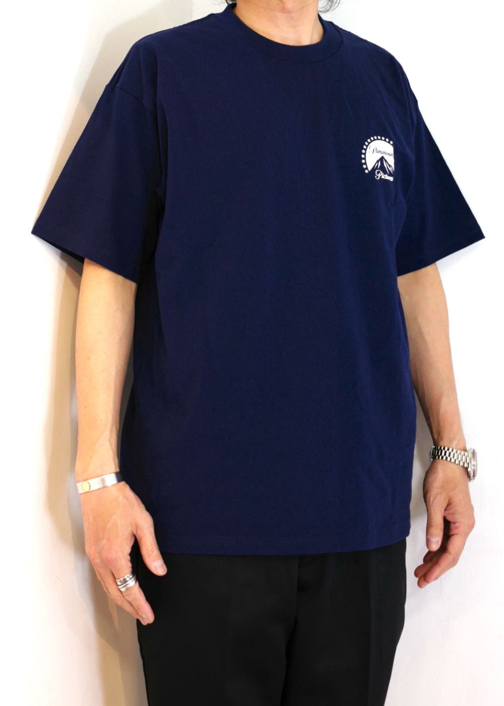 S/S PRINT TEE "MARTIN" (NAVY) / パラマウントピクチャーズ コラボ Tee