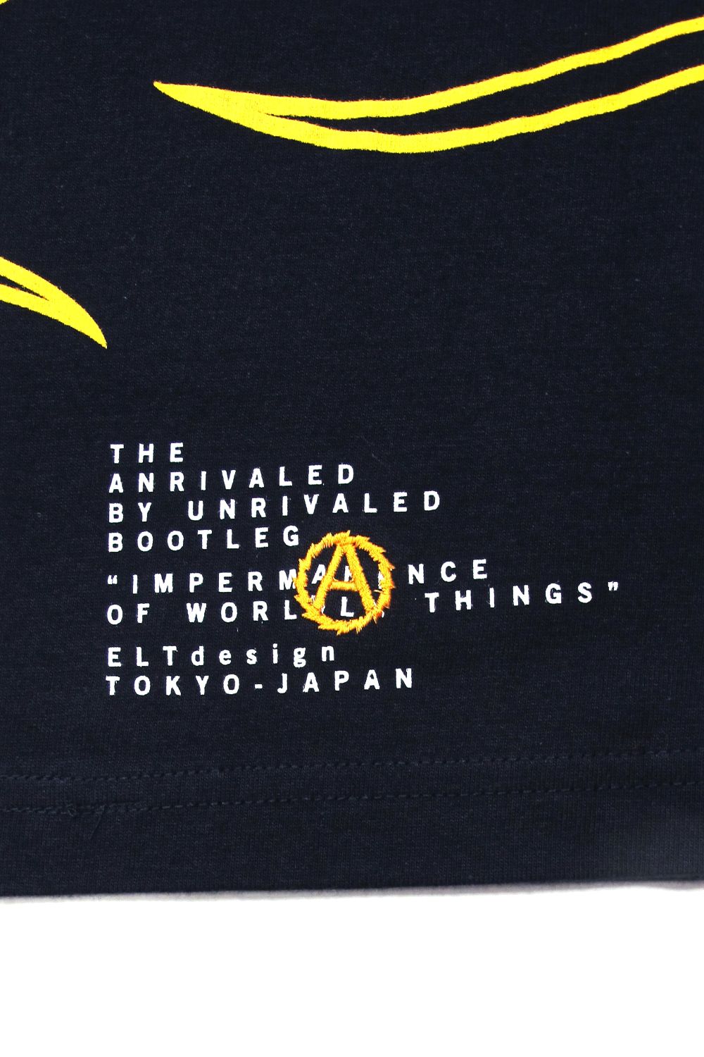 PRINT S/S TEE (NAVY) / アンライバルド コラボT