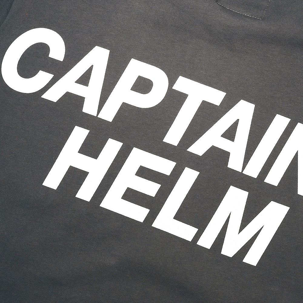 CAPTAINS HELM - REFLECTIVE LOGO L/S TEE (BLACK) / オリジナル