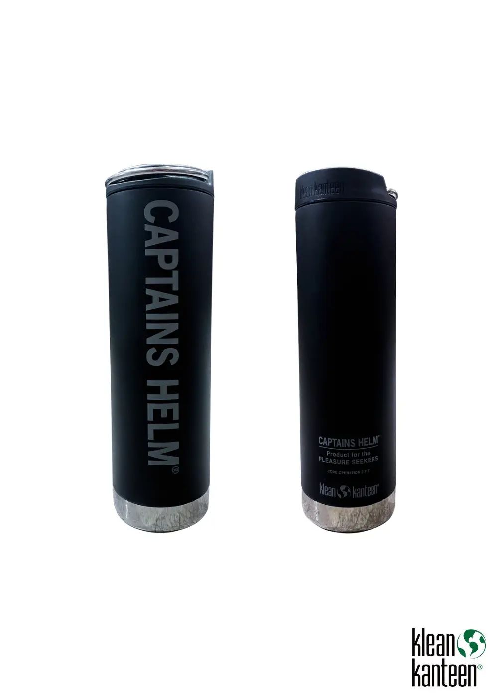 × KLEAN KANTEEN TM-LOGO TK Wide 20oz (BLACK) / ×クリーン カンティーン 真空断熱ステンレスボトル