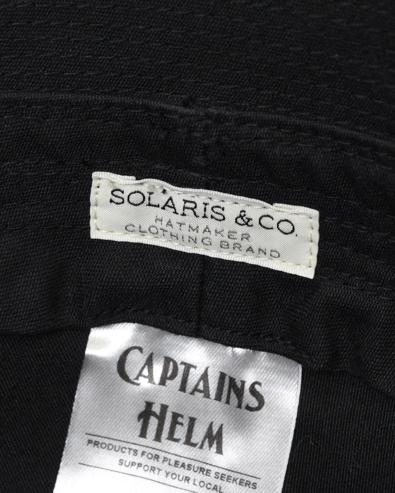 【ラスト1点】× SOLARIS&CO. SHEPHERD (BLACK) / ソラリス&コー コラボ セーラー ハット