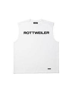 R9 LOGO SLEEVELESS TEE (WHITE) / オリジナル ノースリーブ Tシャツ