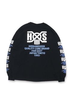 HS×BH L/S TEE (BLACK) / バウンティーハンター コラボ ロングスリーブTシャツ