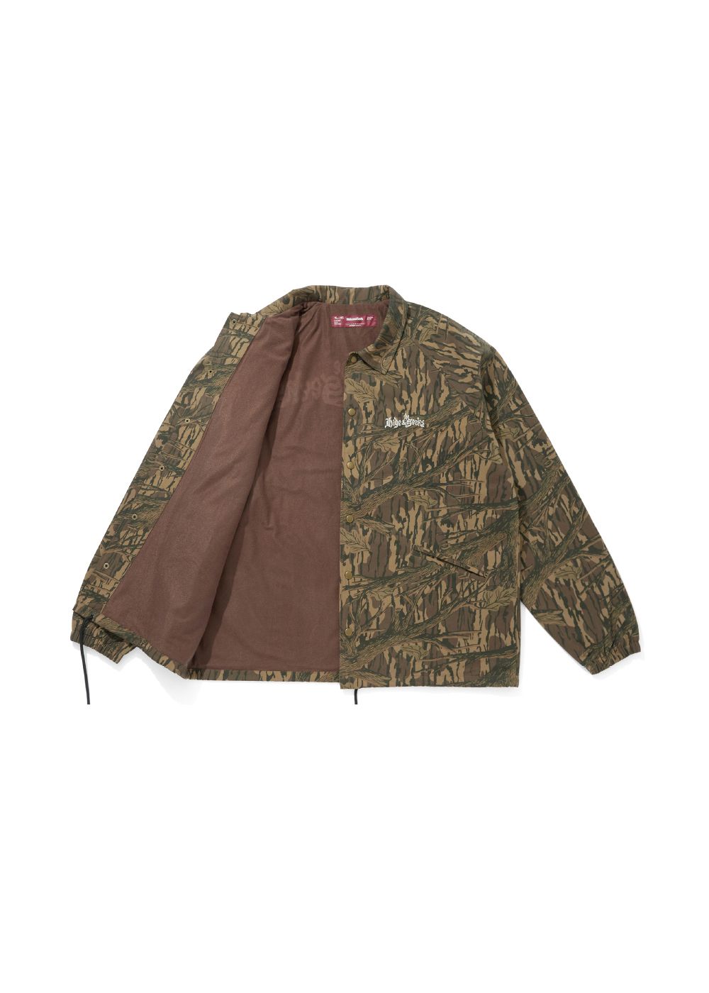 The H&S Team Jacket (CAMO) / 西浦徹 コラボ コーチ ジャケット