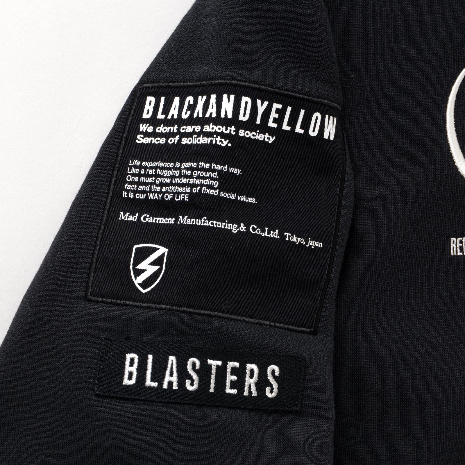 BOA HOODIE (BLACK) / ボア ライナー スウェット パーカー