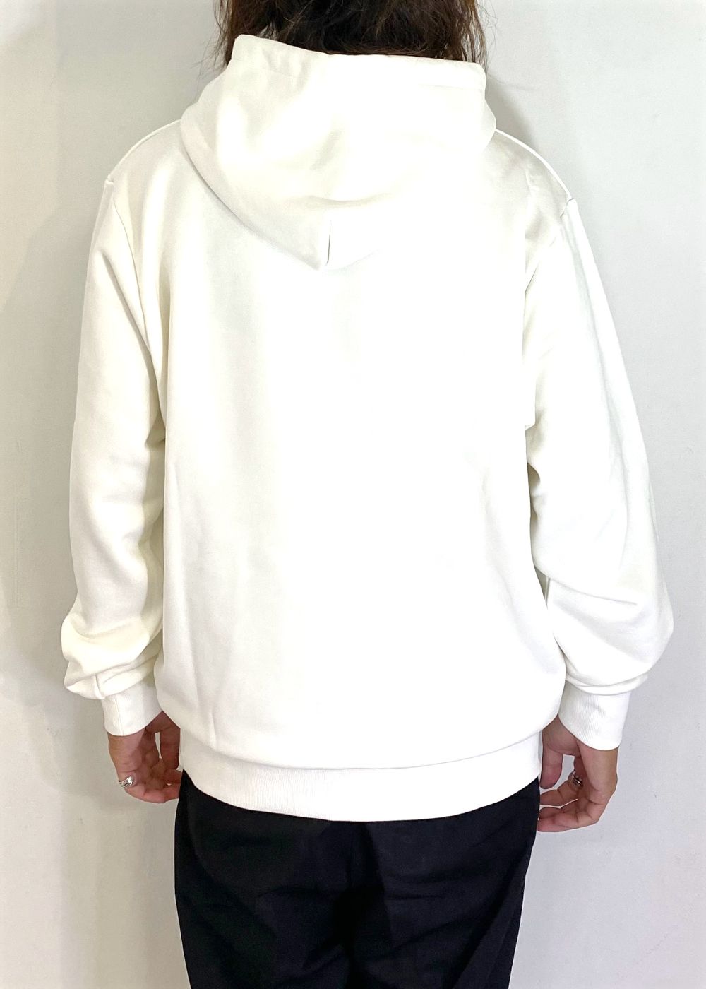 BV gothic logo hoodie (WHITE) / ゴシック ロゴ スウェット パーカー