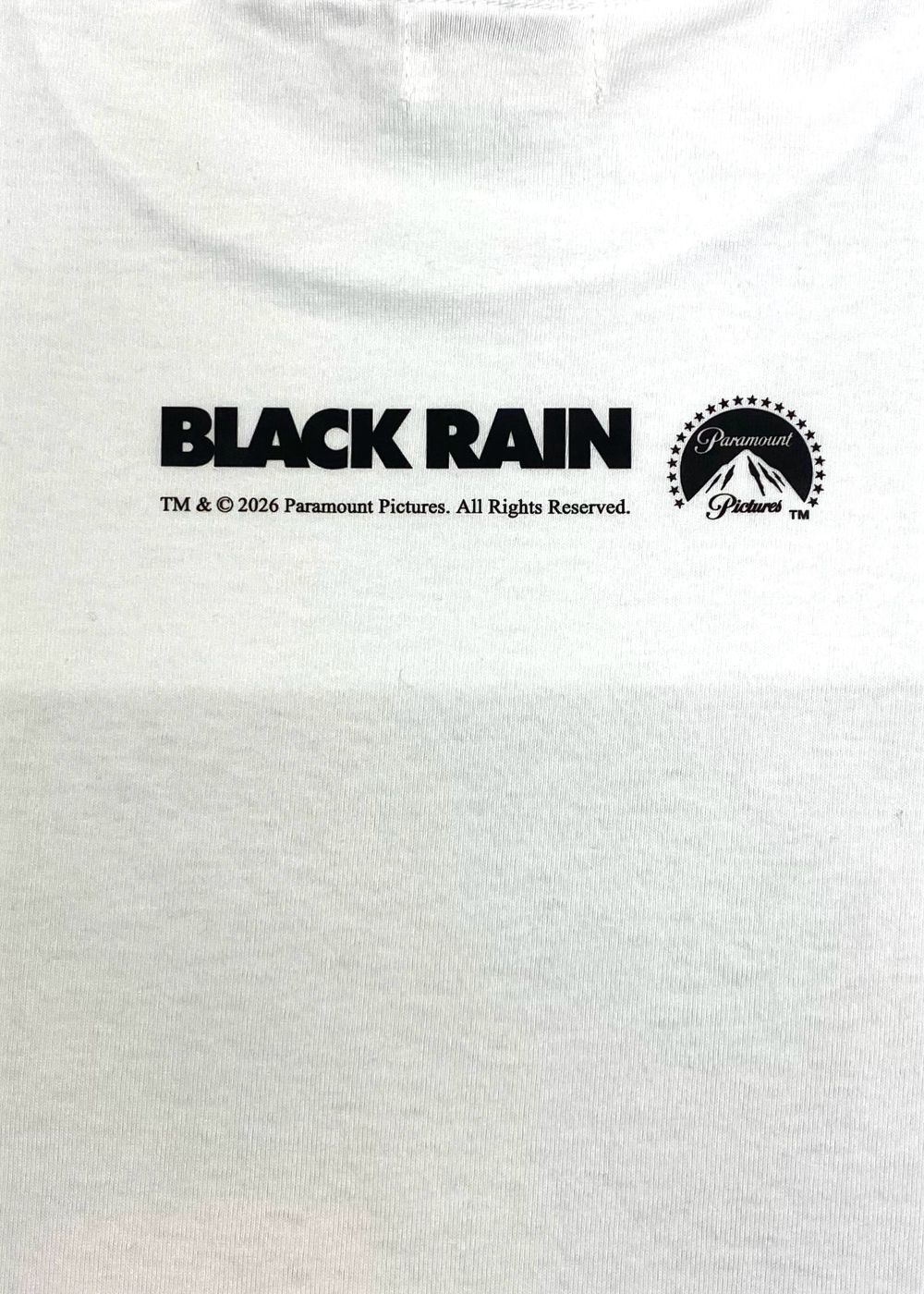 【ラスト1点】『Black Rain』tee tres (WHITE) / ×ブラックレイン コラボ Tシャツ