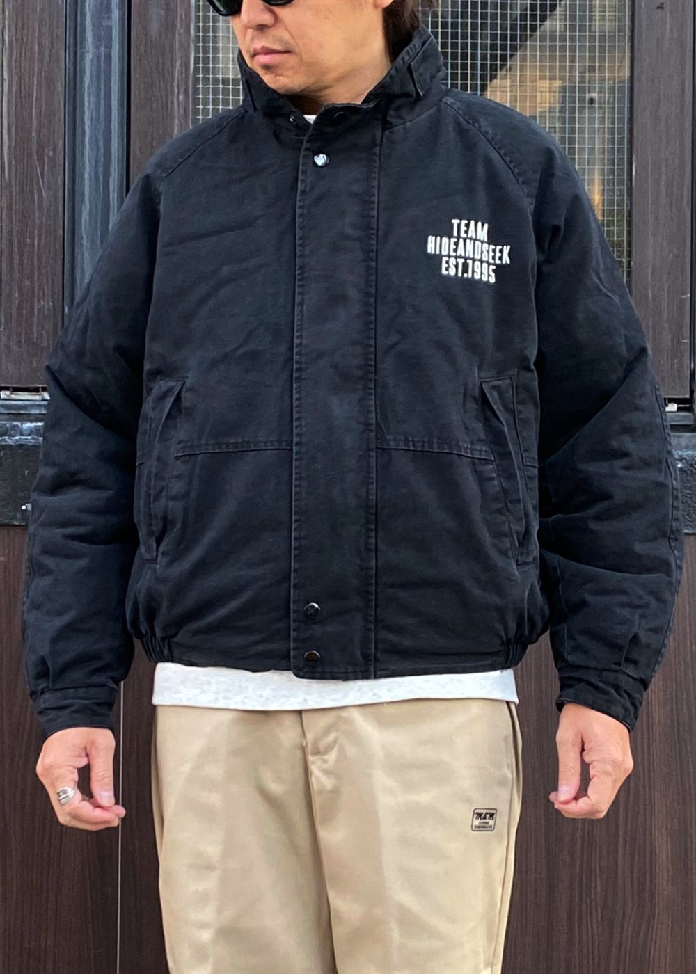 Washed Sailing Jacket (BLACK) / オリジナル セーリング ジャケット