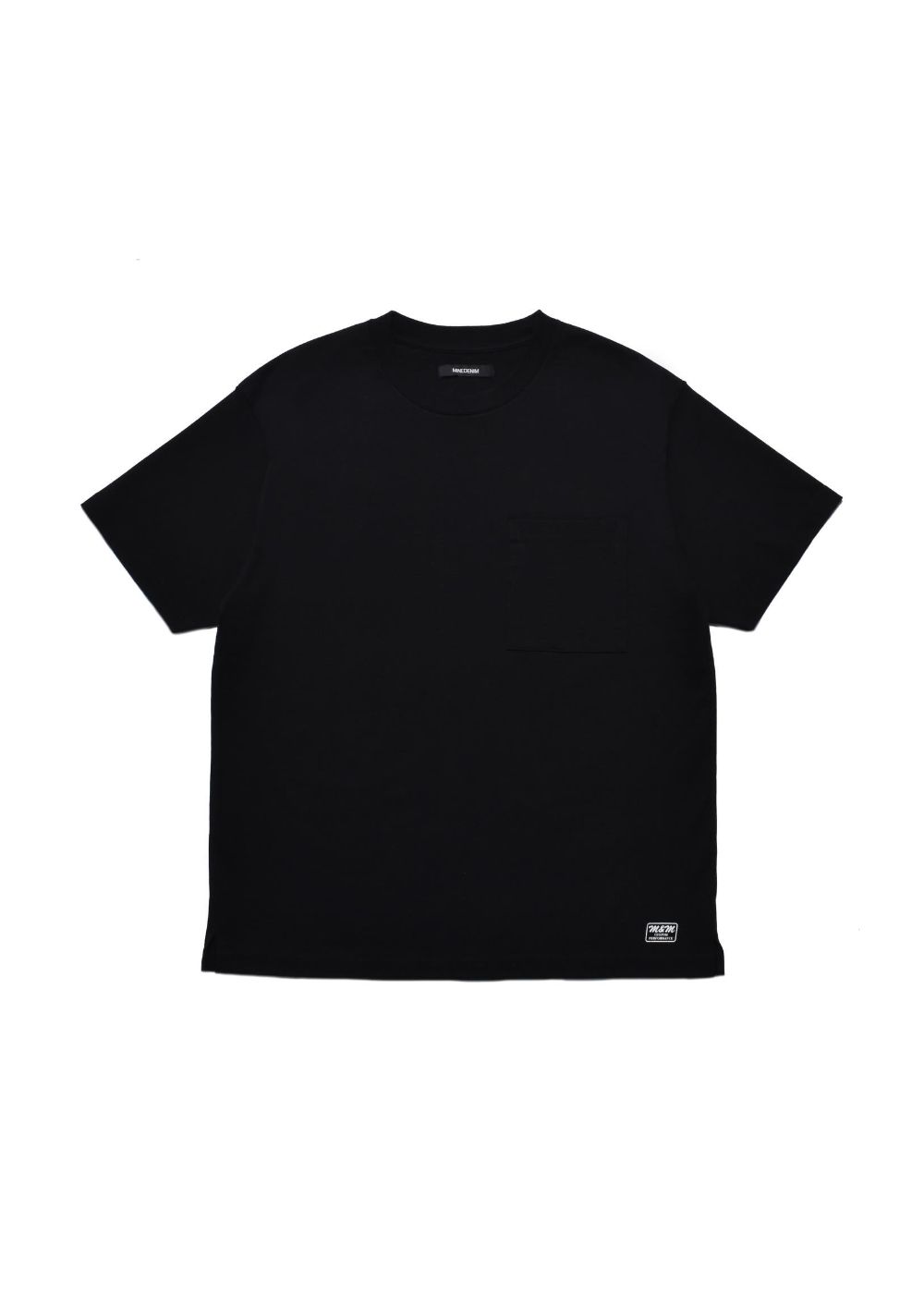 M&M CUSTOM PERFORMANCE × MINEDENIM Star Embroidery Pocket Tee (BLACK) / × M&M カスタムパフォーマンス  コラボ Tシャツ