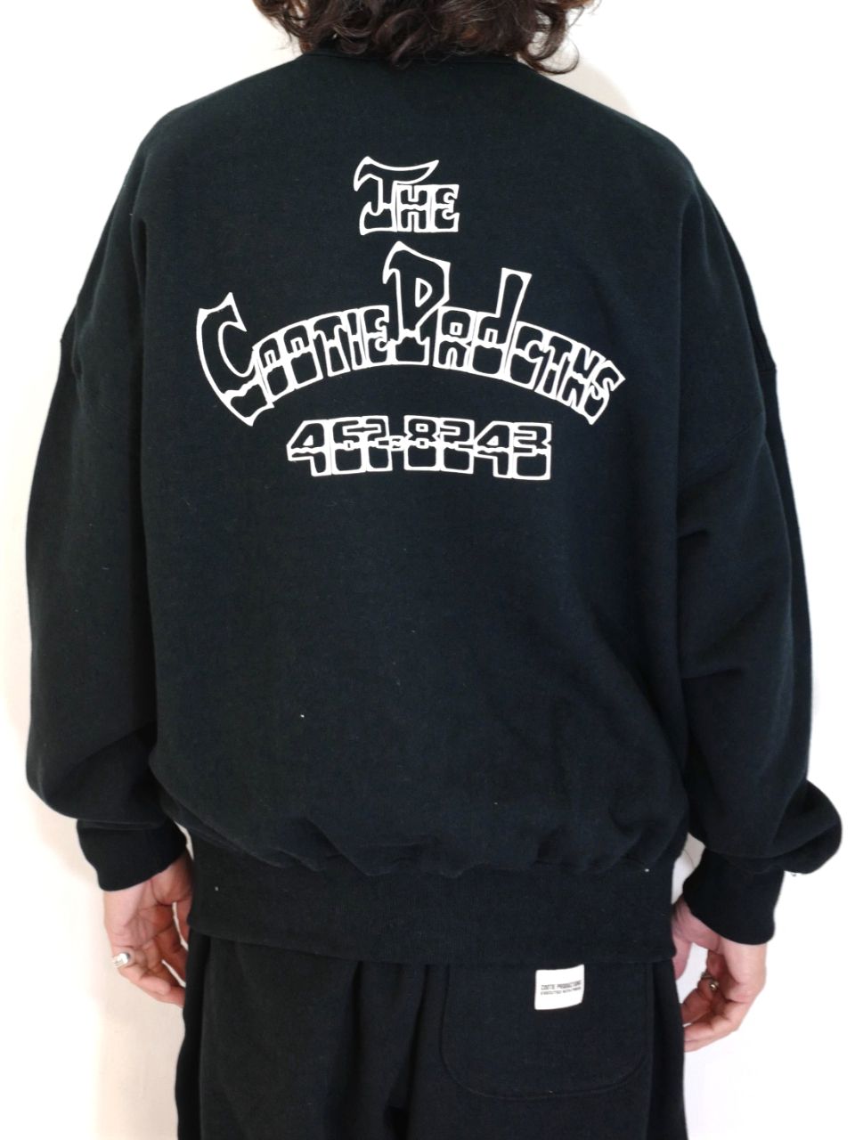 COOTIE PRODUCTIONS - Heavy Oz Sweat Crew (LOWRIDER) (BLACK