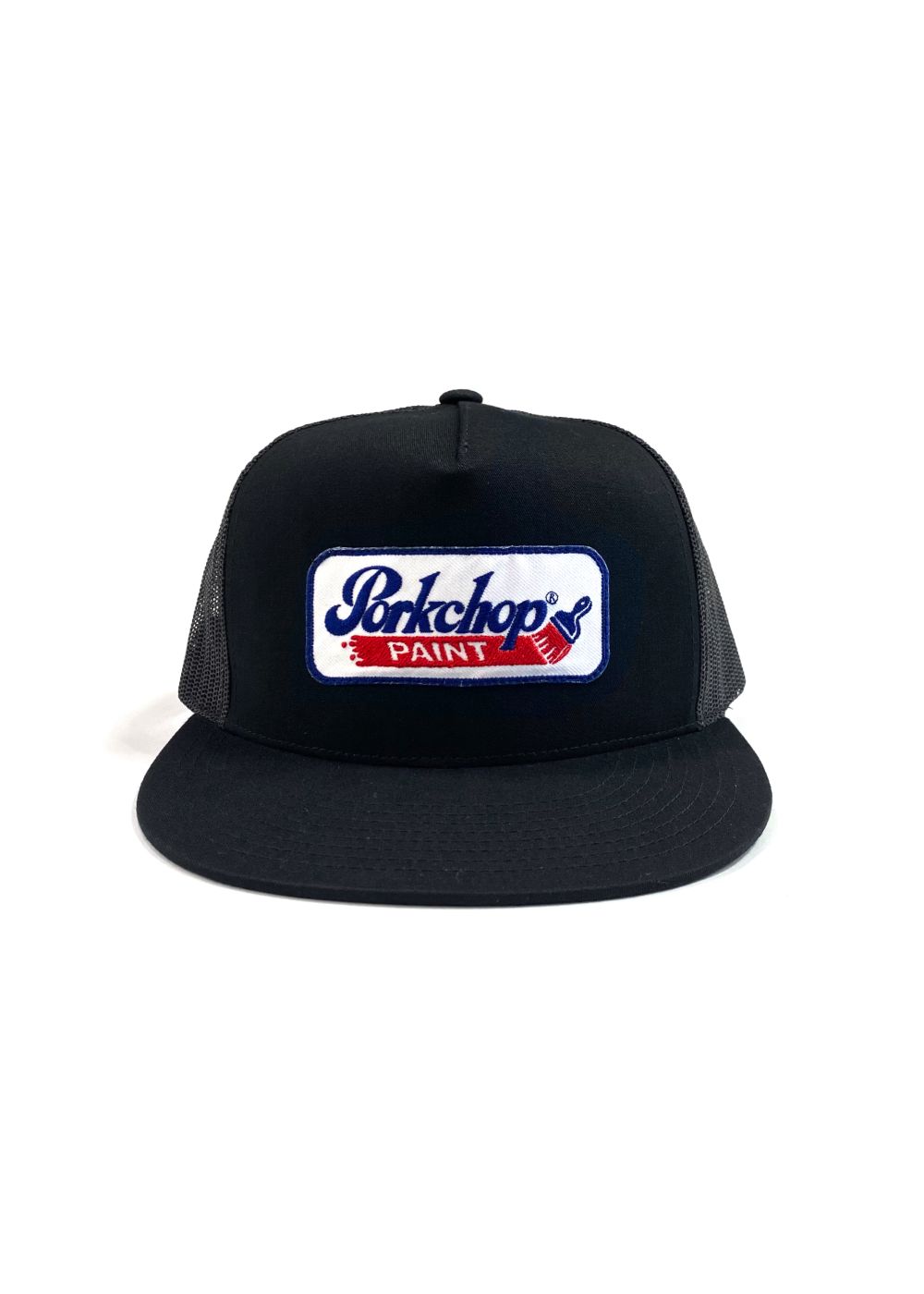 PCP WAPPEN MESH CAP (BLACK) / ワッペン メッシュ キャップ