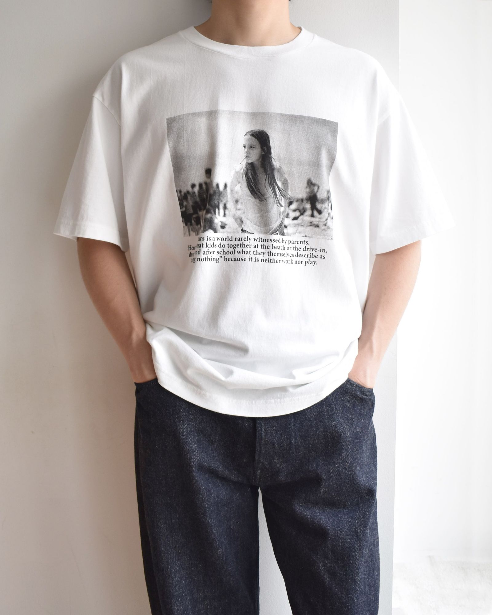 Joseph Szabo × Stie-lo T-SH  (WHITE) / ×スティーロ×ジョセフ・スザボ  コラボ フォト Tシャツ