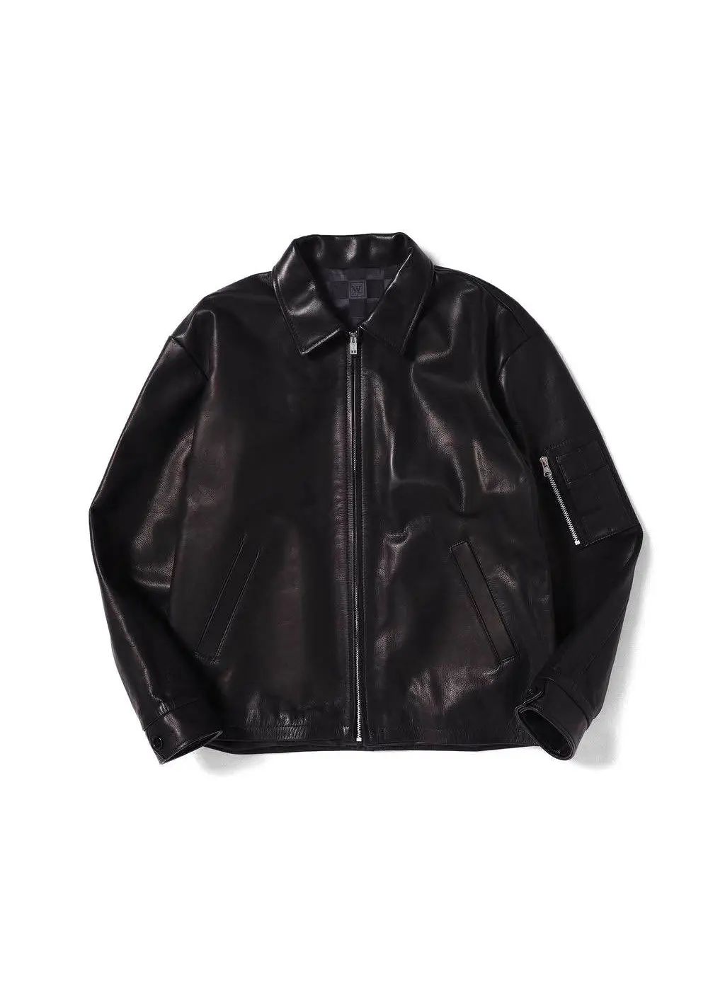 ×BLACKMEANS LEATHER JACKET (BLACK) / ブラックミーンズ コラボ レザージャケット