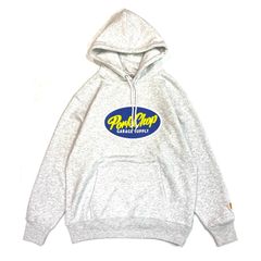 2nd OVAL HOODIE (ASH) / 2nd オーバルロゴ スウェットパーカー