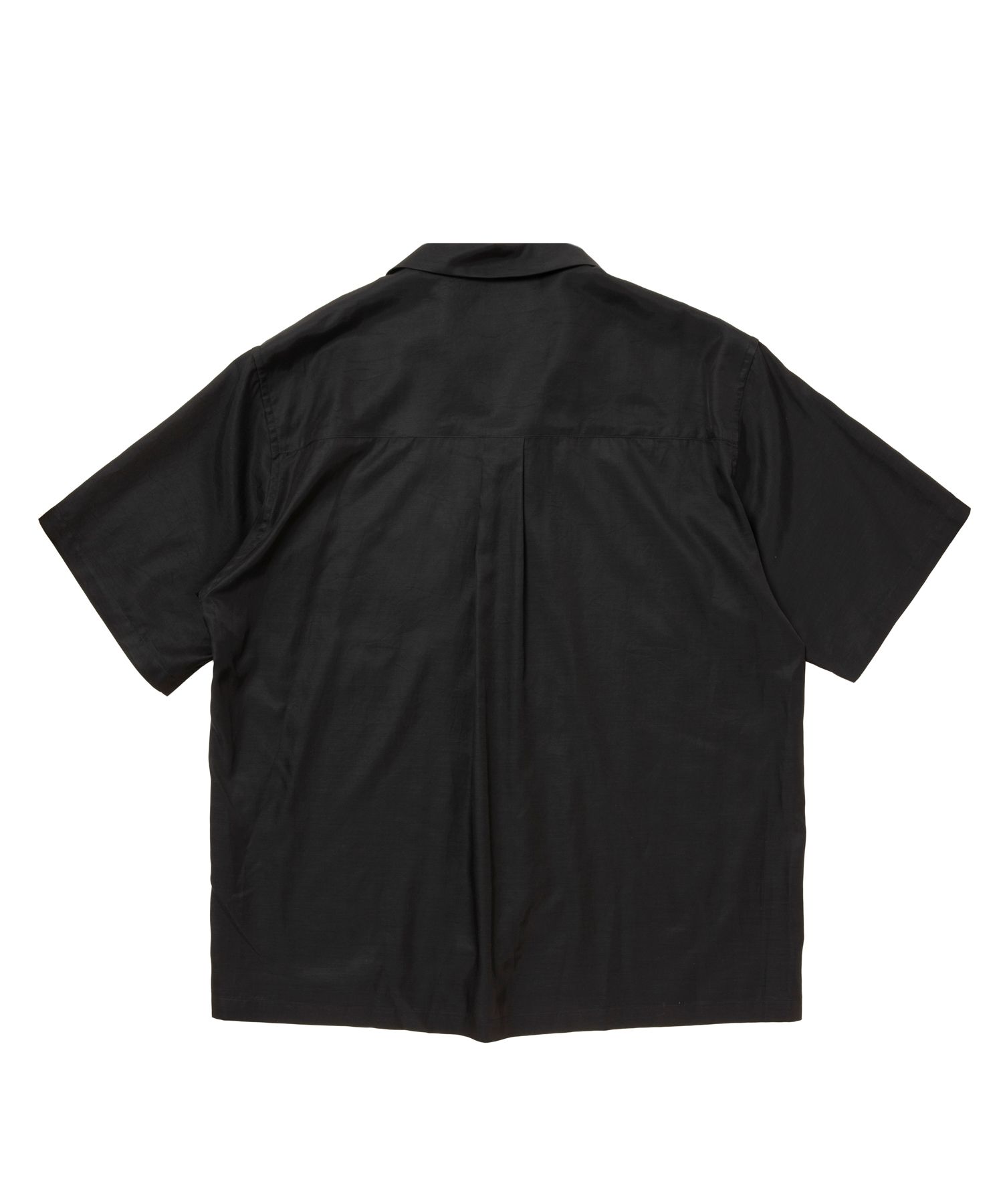 R9 BOWLER SS SHIRT (BLACK) / オープンカラー シャツ