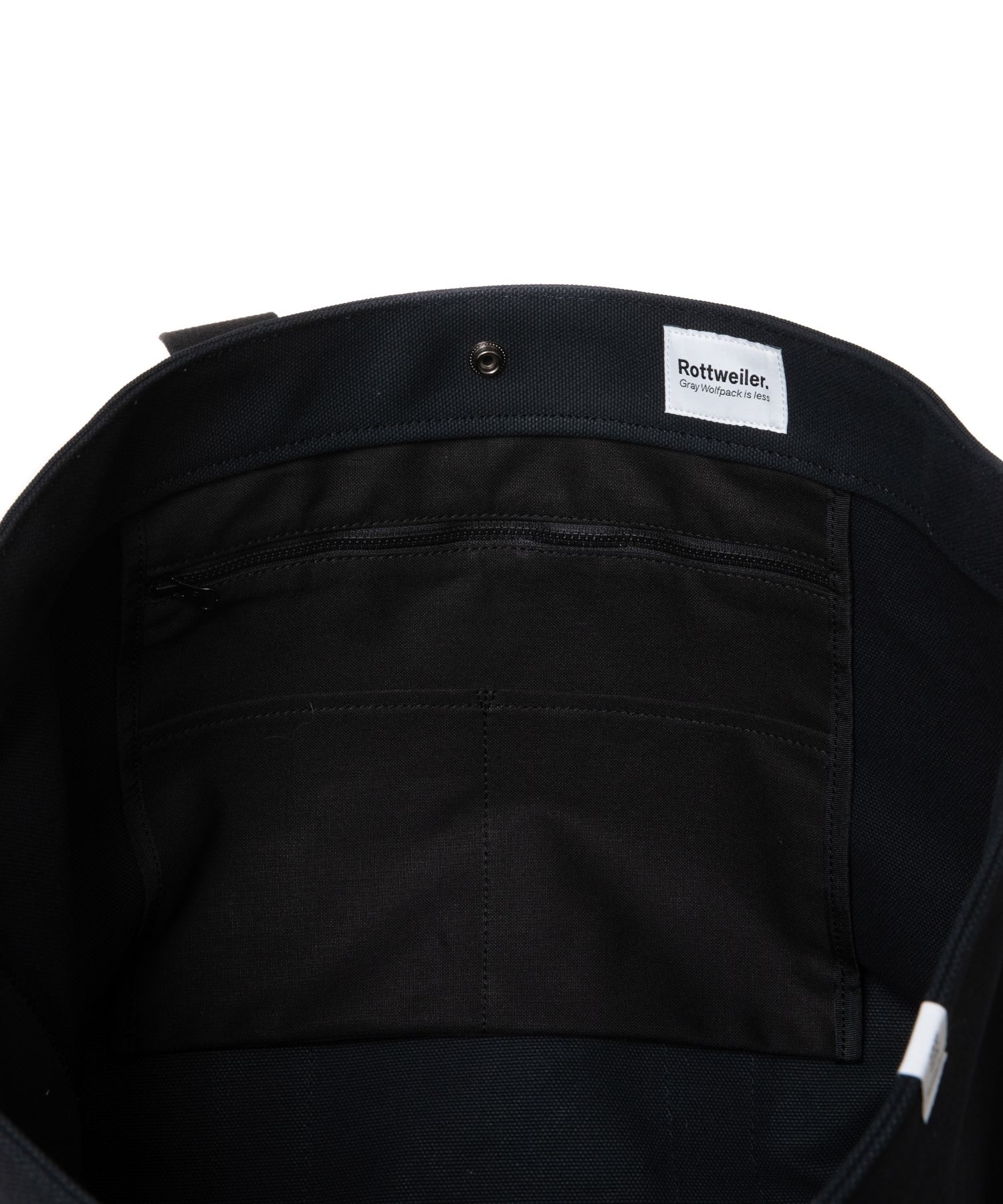 CANVAS TOTE BAG (BLACK) / 定番キャンバストートバッグ (ラージ)