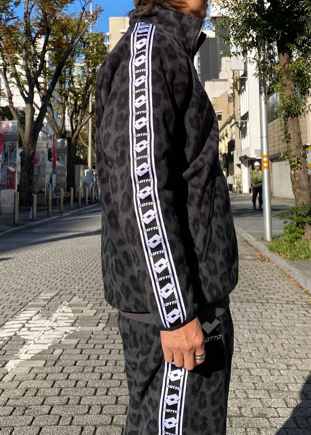 【LOTTO × BUENA VISTA】Boa fleece jacket (GRAY) / ロット コラボ セットアップ フリース ジャケット