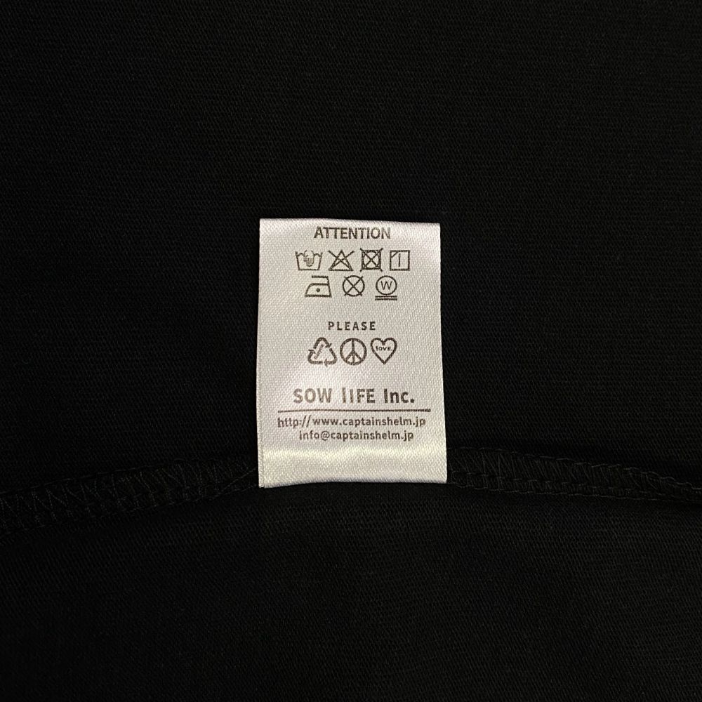 SYL LOGO SS TEE (BLACK) / ロゴ プリント Tシャツ