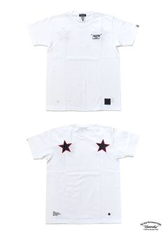 LIR BASIC STAR T (WHITE) / アンライバルド コラボT