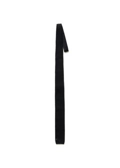 KNITTED TIE “DENNIS” (BLACK) / オリジナル ニットタイ