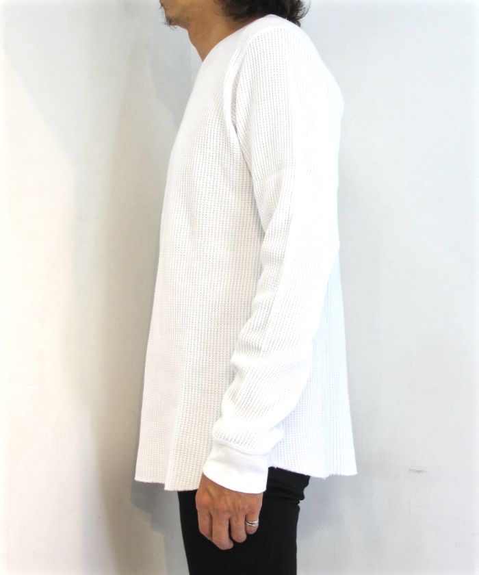 × WACKOMARIA Crew Neck Thermal (WHITE) / ワコマリア コラボサーマルカットソー