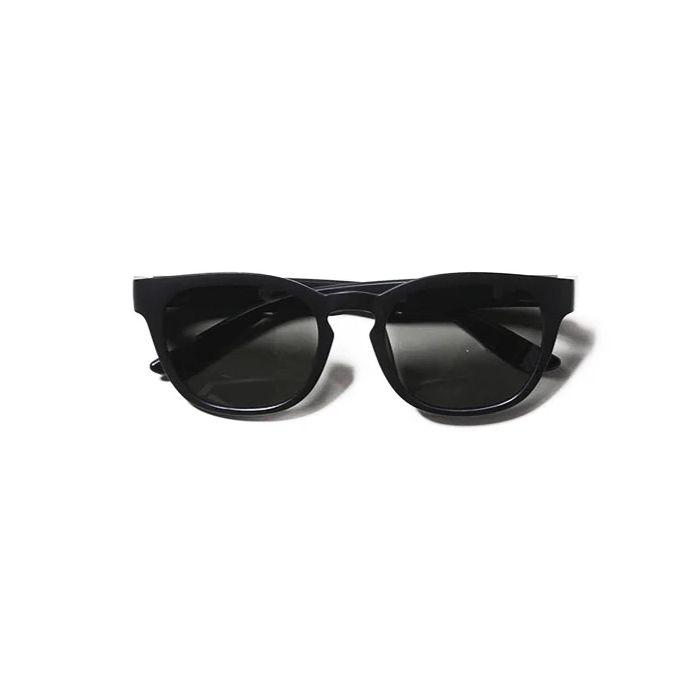 WELLINGTON TYPE UP CYCLE SHADES (BLACK) / リサイクルプラスチック ウェリントンタイプ サングラス