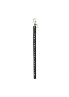 STUDS LEATHER LONG KEY RING (BLACK) / スタッズ レザー キーリング ロング バージョン