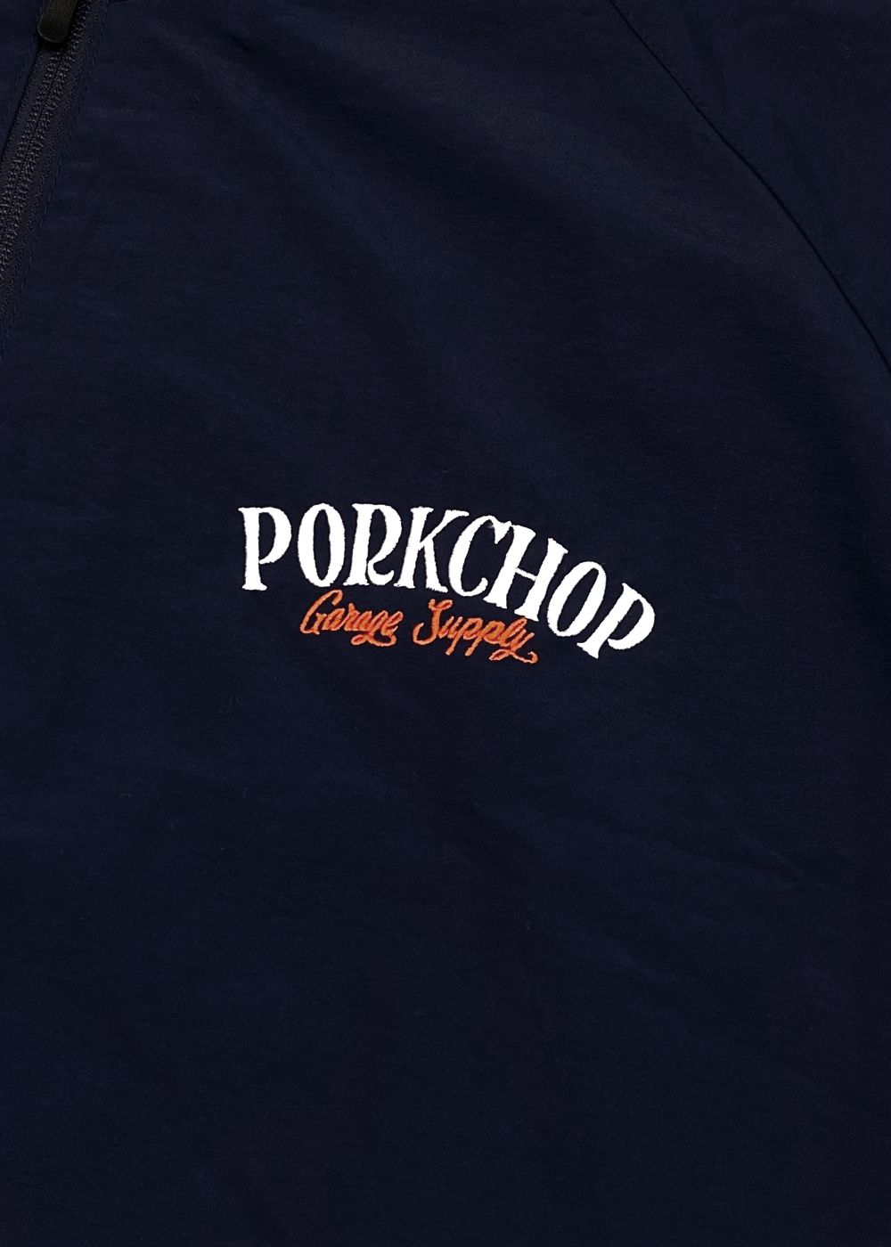【ラスト1点】PORK BACK NYLON JKT (NAVY) / ポークバック ナイロン トラック ジャケット
