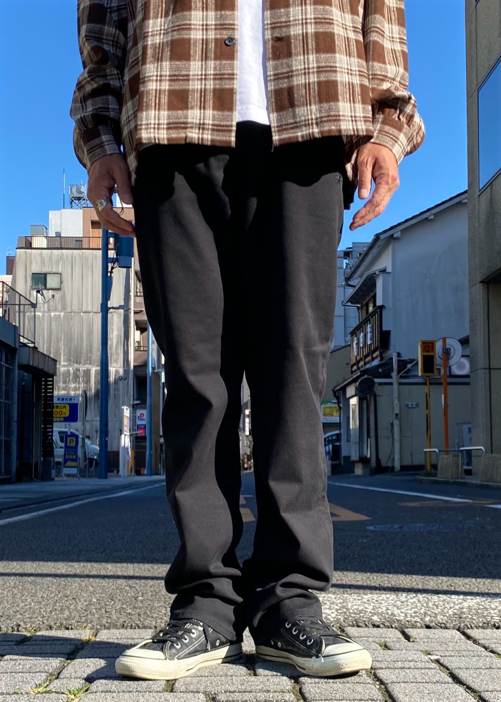 【Dickies×GDC】5 Pocket Pants (BLACK) / ディッキーズ コラボ パンツ